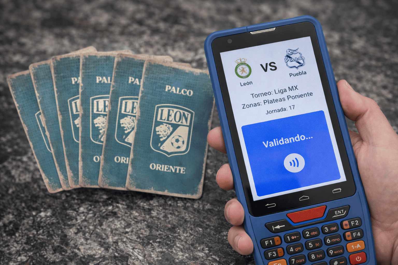 Escáner NFC para control de accesos