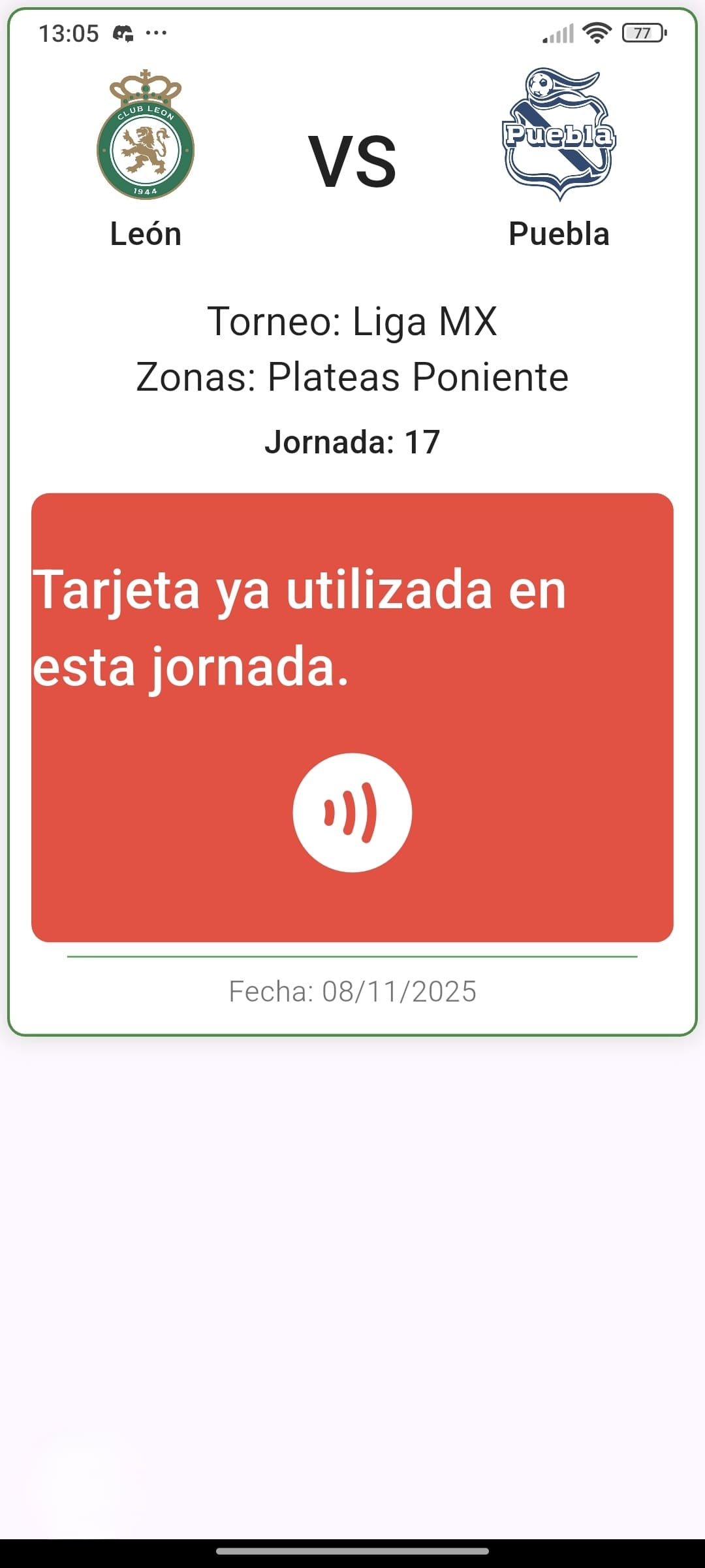 Screenshot 4 of Escáner NFC para control de accesos
